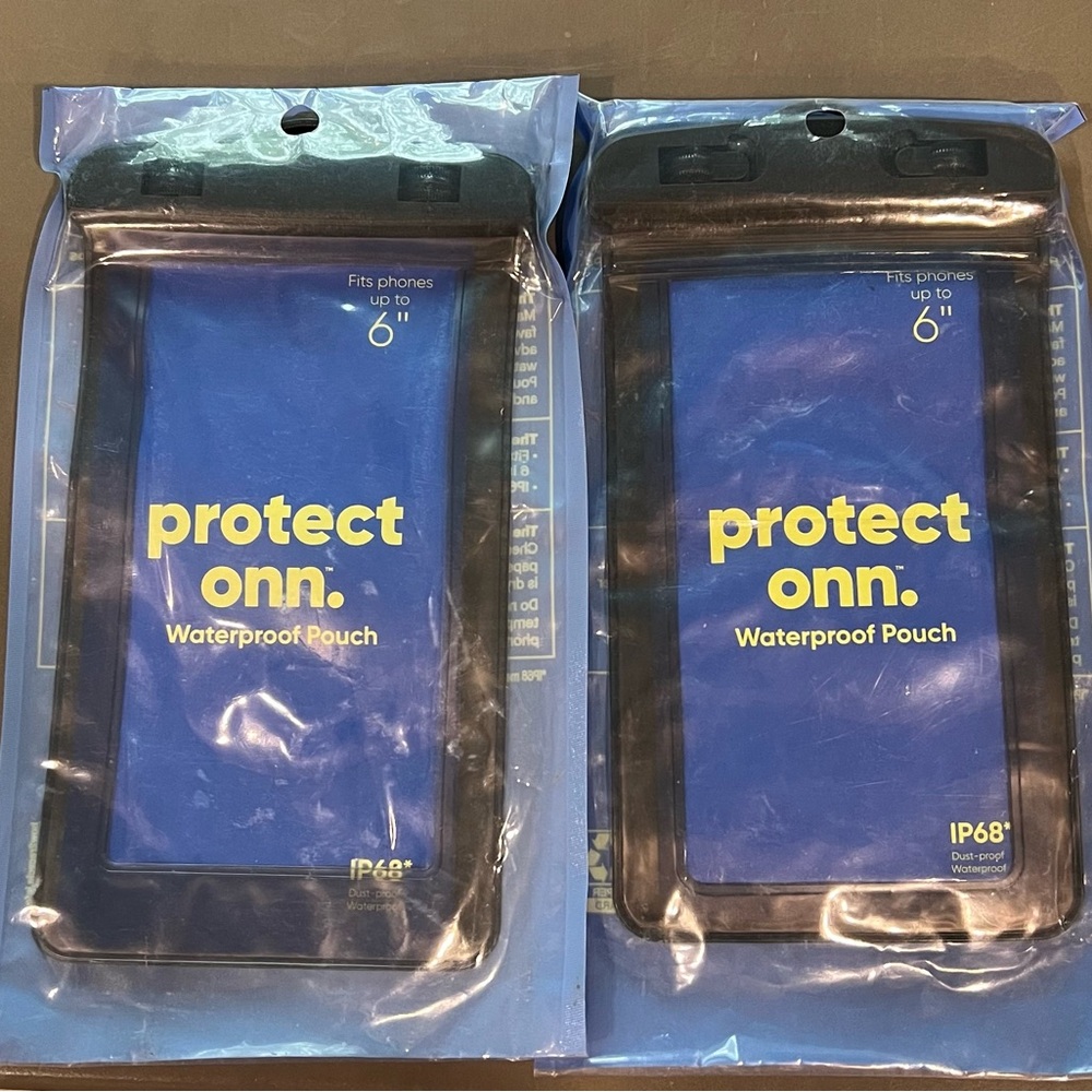 Waterproof phone pouches